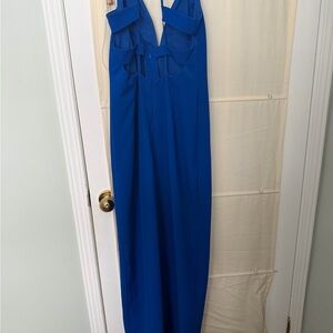 Aidan Mattox Vibrant Blue Dress